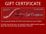 Gift Certificate